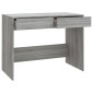vidaXL Γραφείο Γκρι Sonoma 101 x 50 x 76,5 εκ. από Μοριοσανίδα