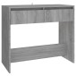 vidaXL Τραπεζάκι Κονσόλα Γκρι Sonoma 89x41x76,5 εκ. από Μοριοσανίδα