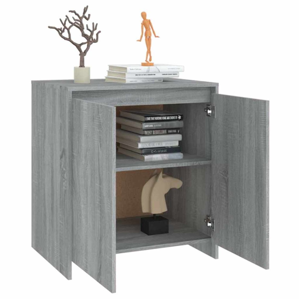 vidaXL Μπουφές Γκρι Sonoma 70x41x75 εκ. από Επεξεργασμένο Ξύλο