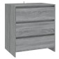 vidaXL Μπουφές Γκρι Sonoma 70 x 41 x 75 εκ. από Μοριοσανίδα