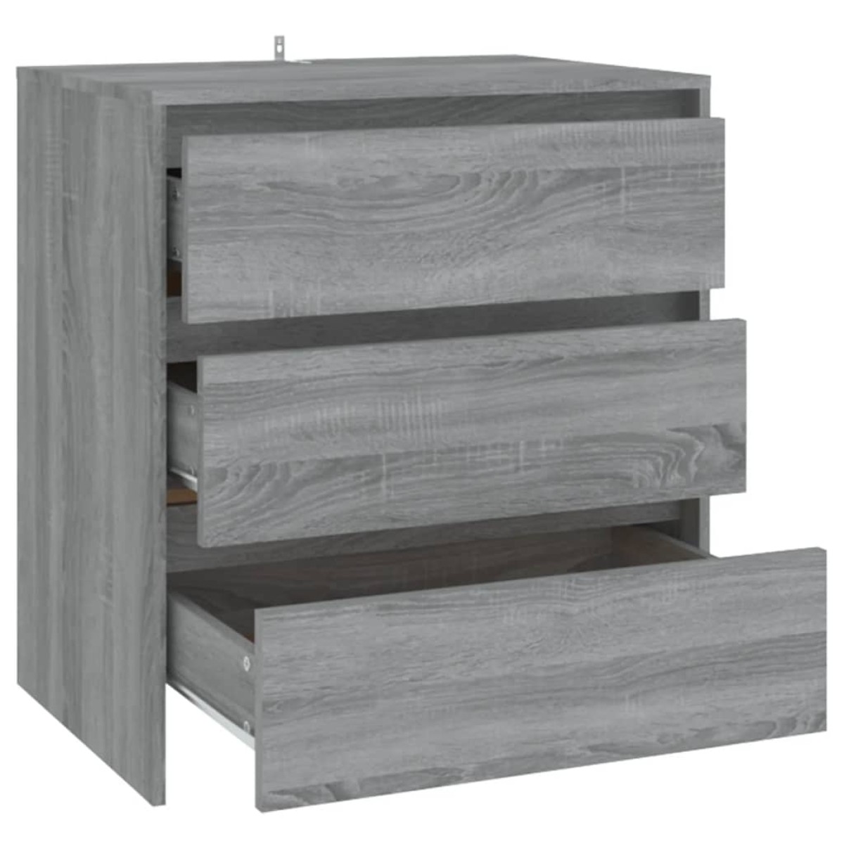 vidaXL Μπουφές Γκρι Sonoma 70 x 41 x 75 εκ. από Μοριοσανίδα