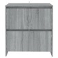vidaXL Μπουφές Γκρι Sonoma 70 x 41 x 75 εκ. από Μοριοσανίδα