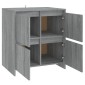 vidaXL Μπουφές Γκρι Sonoma 70 x 41 x 75 εκ. από Μοριοσανίδα