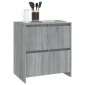 vidaXL Μπουφές Γκρι Sonoma 70 x 41 x 75 εκ. από Μοριοσανίδα