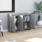 vidaXL Μπουφές Γκρι Sonoma 102 x 33 x 75 εκ. από Μοριοσανίδα
