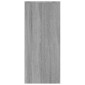 vidaXL Μπουφές Γκρι Sonoma 102 x 33 x 75 εκ. από Μοριοσανίδα