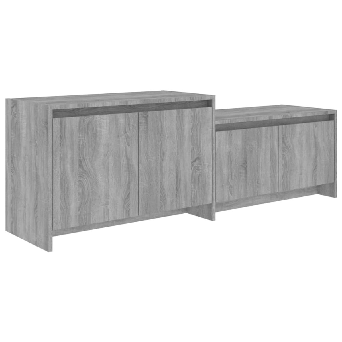 vidaXL Έπιπλο Τηλεόρασης Γκρι Sonoma 146,5x35x50εκ. από Μοριοσανίδα