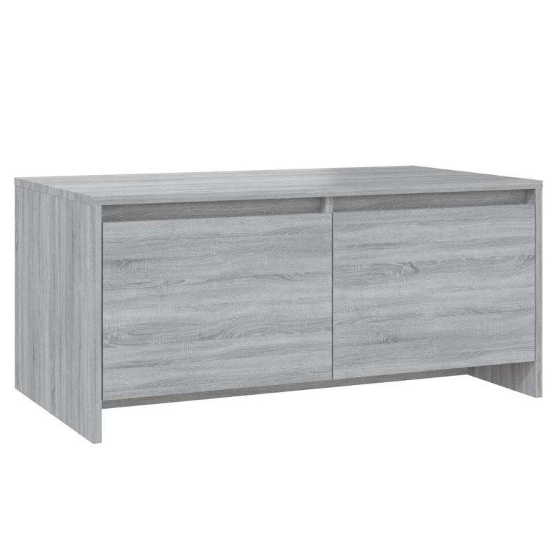 vidaXL Τραπεζάκι Σαλονιού Γκρι Sonoma 90x50x41,5 εκ. Επεξ. Ξύλο