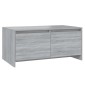 vidaXL Τραπεζάκι Σαλονιού Γκρι Sonoma 90 x 50 x 41,5 εκ. Μοριοσανίδα