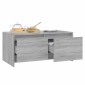 vidaXL Τραπεζάκι Σαλονιού Γκρι Sonoma 90 x 50 x 41,5 εκ. Μοριοσανίδα