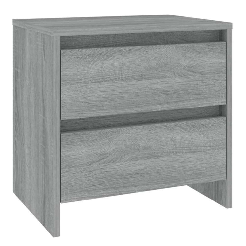 vidaXL Κομοδίνο Γκρι Sonoma 45 x 34,5 x 44,5 εκ. από Μοριοσανίδα