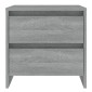 vidaXL Κομοδίνο Γκρι Sonoma 45 x 34,5 x 44,5 εκ. από Μοριοσανίδα