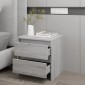 vidaXL Κομοδίνο Γκρι Sonoma 45 x 34,5 x 44,5 εκ. από Μοριοσανίδα