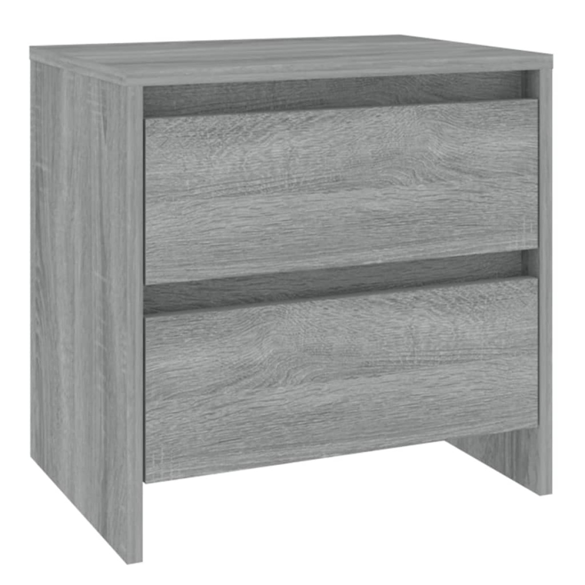 vidaXL Κομοδίνα 2 τεμ. Γκρι Sonoma 45 x 34,5 x 44,5 εκ. Μοριοσανίδα