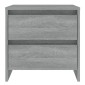 vidaXL Κομοδίνα 2 τεμ. Γκρι Sonoma 45 x 34,5 x 44,5 εκ. Μοριοσανίδα
