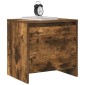vidaXL Κομοδίνο Καπνιστή Δρυς 45 x 34 x 44,5 εκ. από Μοριοσανίδα