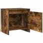 vidaXL Κομοδίνο Καπνιστή Δρυς 45 x 34 x 44,5 εκ. από Μοριοσανίδα