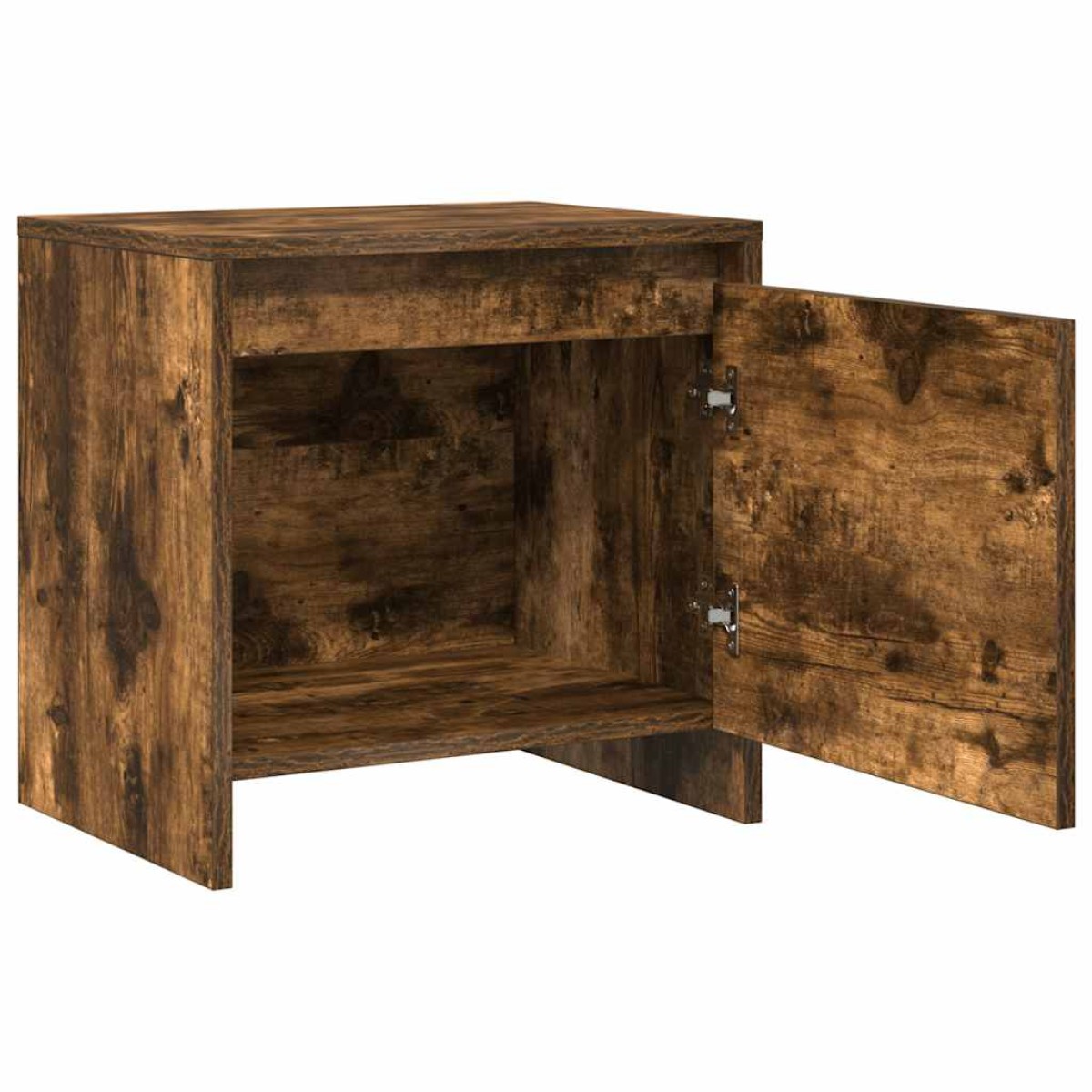 vidaXL Κομοδίνα 2 τεμ Καπνιστή Δρυς 45 x 34 x 44,5 εκ. από Μοριοσανίδα