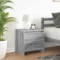 vidaXL Κομοδίνο Γκρι Sonoma 45 x 34 x 44,5 εκ. από Μοριοσανίδα
