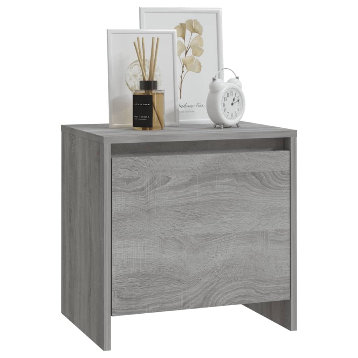 vidaXL Κομοδίνα 2 τεμ. Γκρι Sonoma 45 x 34 x 44,5 εκ. από Μοριοσανίδα