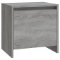 vidaXL Κομοδίνα 2 τεμ. Γκρι Sonoma 45 x 34 x 44,5 εκ. από Μοριοσανίδα