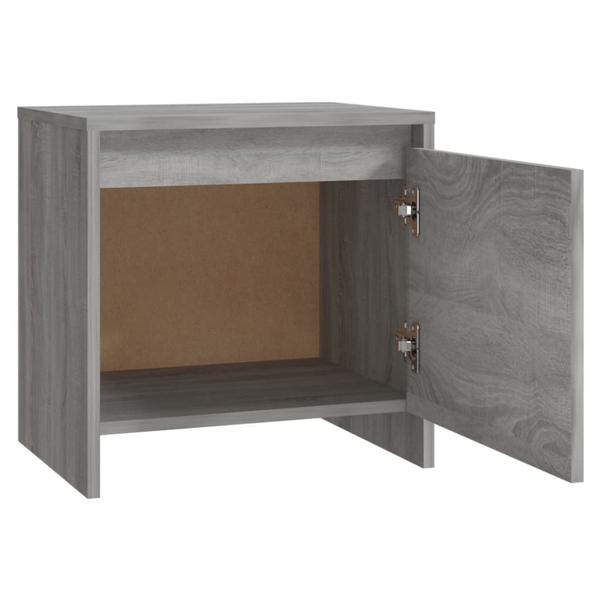 vidaXL Κομοδίνα 2 τεμ. Γκρι Sonoma 45 x 34 x 44,5 εκ. από Μοριοσανίδα