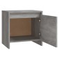 vidaXL Κομοδίνα 2 τεμ. Γκρι Sonoma 45 x 34 x 44,5 εκ. από Μοριοσανίδα