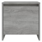 vidaXL Κομοδίνα 2 τεμ. Γκρι Sonoma 45 x 34 x 44,5 εκ. από Μοριοσανίδα
