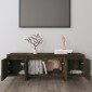 vidaXL Έπιπλο Τηλεόρασης Καπνιστή Δρυς 120x30x40,5 εκ. από Μοριοσανίδα