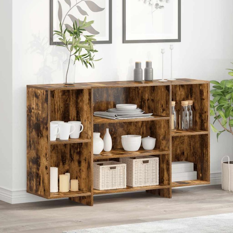 vidaXL Ντουλάπι Καπνιστή Δρυς 120x30x75 εκ. από Επεξεργασμένο Ξύλο