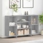 vidaXL Ραφιέρα Γκρι Sonoma 120 x 30 x 75 εκ. από Μοριοσανίδα