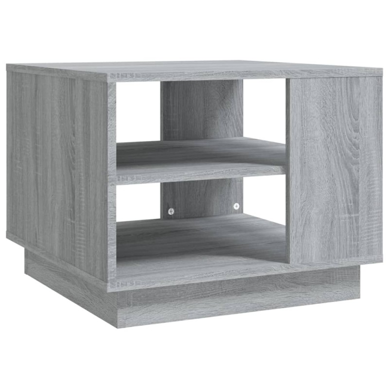 vidaXL Τραπεζάκι Σαλονιού Γκρι Sonoma 55x55x43 εκ. Επεξεργασμένο Ξύλο