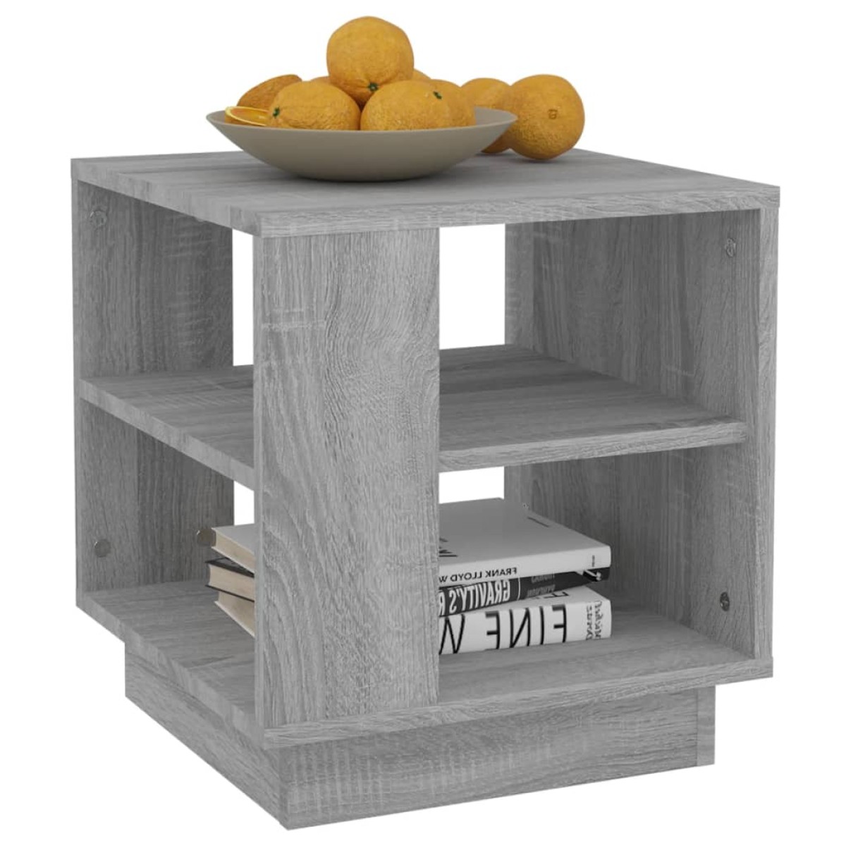 vidaXL Τραπεζάκι Σαλονιού Γκρι Sonoma 40x40x43 εκ. Επεξεργασμένο Ξύλο