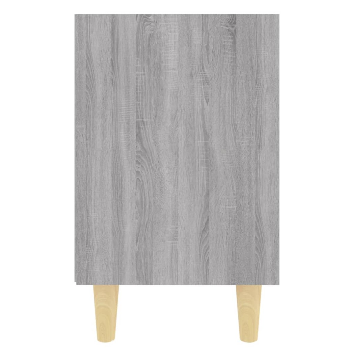 vidaXL Κομοδίνα 2 τεμ. Γκρι Sonoma 40x30x50 εκ. με Μασίφ Ξύλινα Πόδια