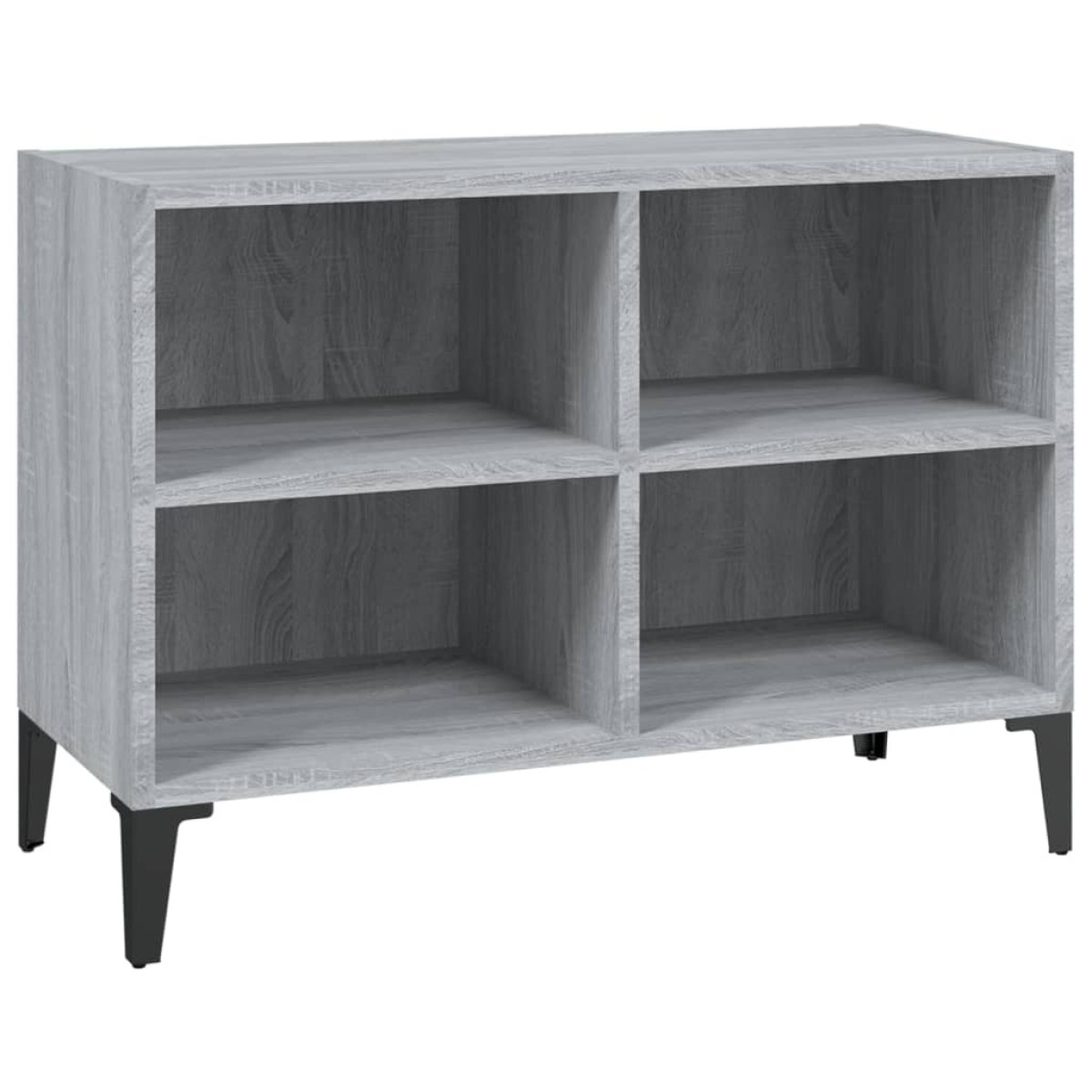 vidaXL Έπιπλο Τηλεόρασης Γκρι Sonoma 69,5x30x50 εκ. με Μεταλλικά Πόδια