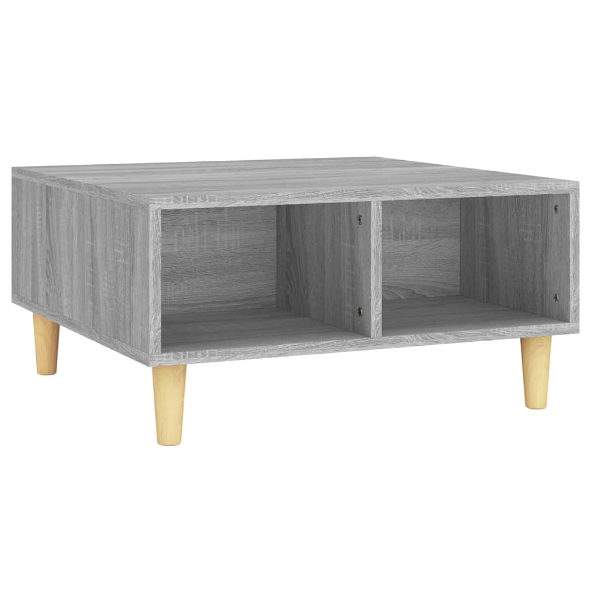 vidaXL Τραπεζάκι Σαλονιού Γκρι Sonoma 60 x 60 x 30 εκ. από Μοριοσανίδα