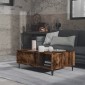 vidaXL Τραπεζάκι Σαλονιού Καπνιστή Δρυς 90x60x35 εκ. από Μοριοσανίδα