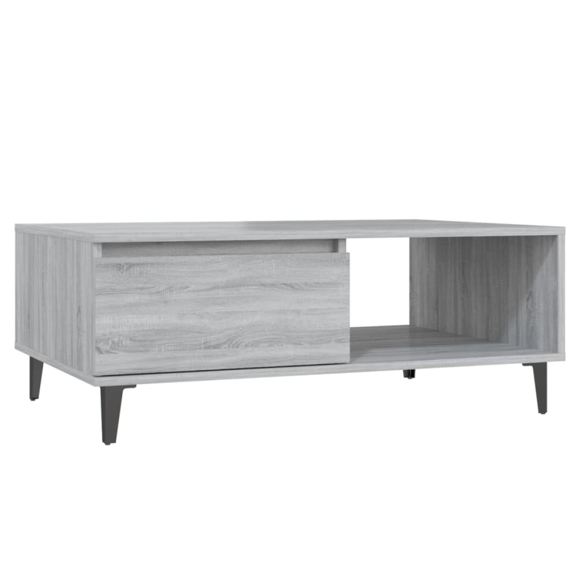 vidaXL Τραπεζάκι Σαλονιού Γκρι Sonoma 90 x 60 x 35 εκ. από Μοριοσανίδα