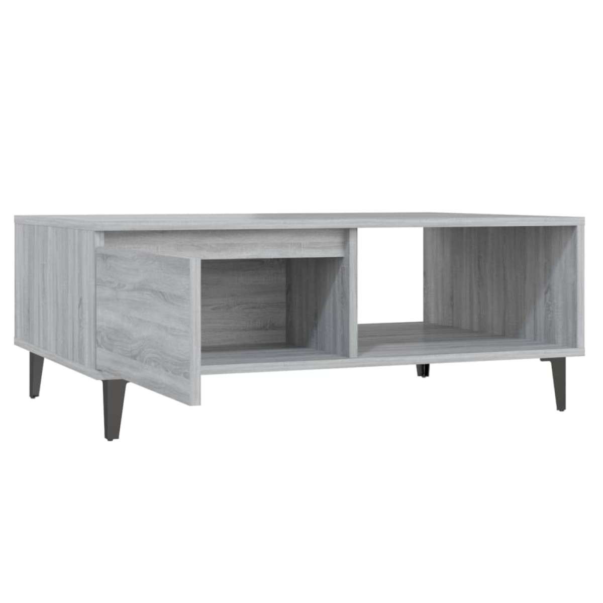 vidaXL Τραπεζάκι Σαλονιού Γκρι Sonoma 90 x 60 x 35 εκ. από Μοριοσανίδα