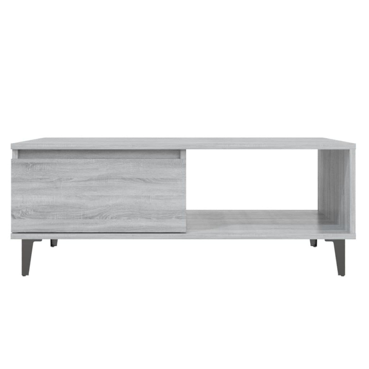 vidaXL Τραπεζάκι Σαλονιού Γκρι Sonoma 90 x 60 x 35 εκ. από Μοριοσανίδα