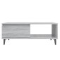 vidaXL Τραπεζάκι Σαλονιού Γκρι Sonoma 90 x 60 x 35 εκ. από Μοριοσανίδα
