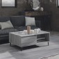 vidaXL Τραπεζάκι Σαλονιού Γκρι Sonoma 90 x 60 x 35 εκ. από Μοριοσανίδα