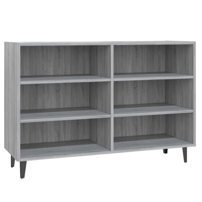 vidaXL Ραφιέρα Γκρι Sonoma 103,5 x 35 x 70 εκ. από Επεξεργασμένο Ξύλο