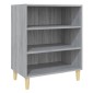 vidaXL Ραφιέρα Γκρι Sonoma 57 x 35 x 70 εκ. από Μοριοσανίδα