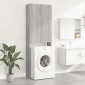 vidaXL Ντουλάπι Πλυντηρίου Γκρι Sonoma 64 x 25,5 x 190 εκ.