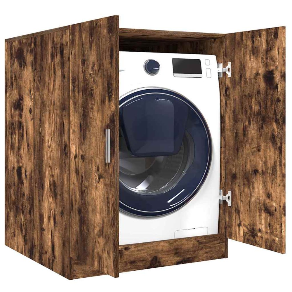 vidaXL Ντουλάπι Πλυντηρίου Καπνιστός Δρυς 71 x 71,5 x 91,5 εκ.