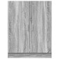 vidaXL Ντουλάπι Πλυντηρίου Γκρι Sonoma 71 x 71,5 x 91,5 εκ.