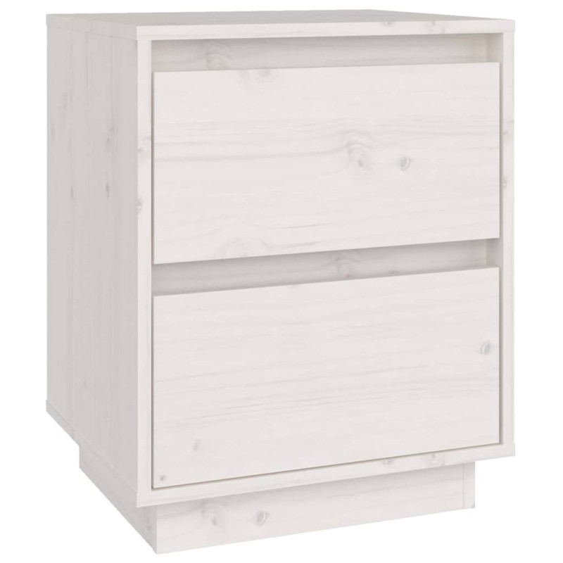 vidaXL Κομοδίνο 40 x 35 x 50 εκ. από Μασίφ Ξύλο Πεύκου
