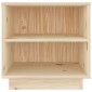 vidaXL Κομοδίνα 2 τεμ. 40 x 34 x 40 εκ. από Μασίφ Ξύλο Πεύκου