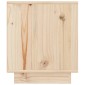 vidaXL Κομοδίνα 2 τεμ. 40 x 34 x 40 εκ. από Μασίφ Ξύλο Πεύκου